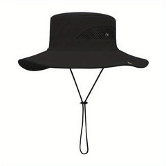 Summer Bucket Hat Breathable Large Brim Men Women