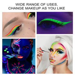 UV Glow Neon Water Activated Eyeliner Palette