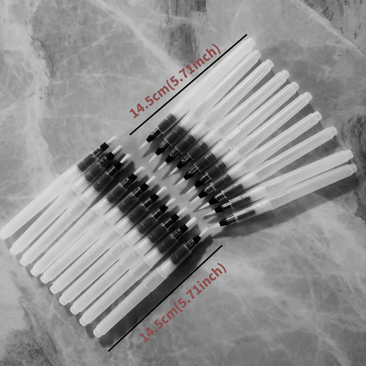 20 Pack Nylon Brushes with Water Storage Pen Set for Acrylic Watercolor Painting