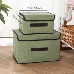 Non-woven Folding Storage Box Clothing Toy Storage Basket