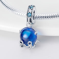 925 Silver Chameleon Charm Bead Pendant for DIY Bracelet