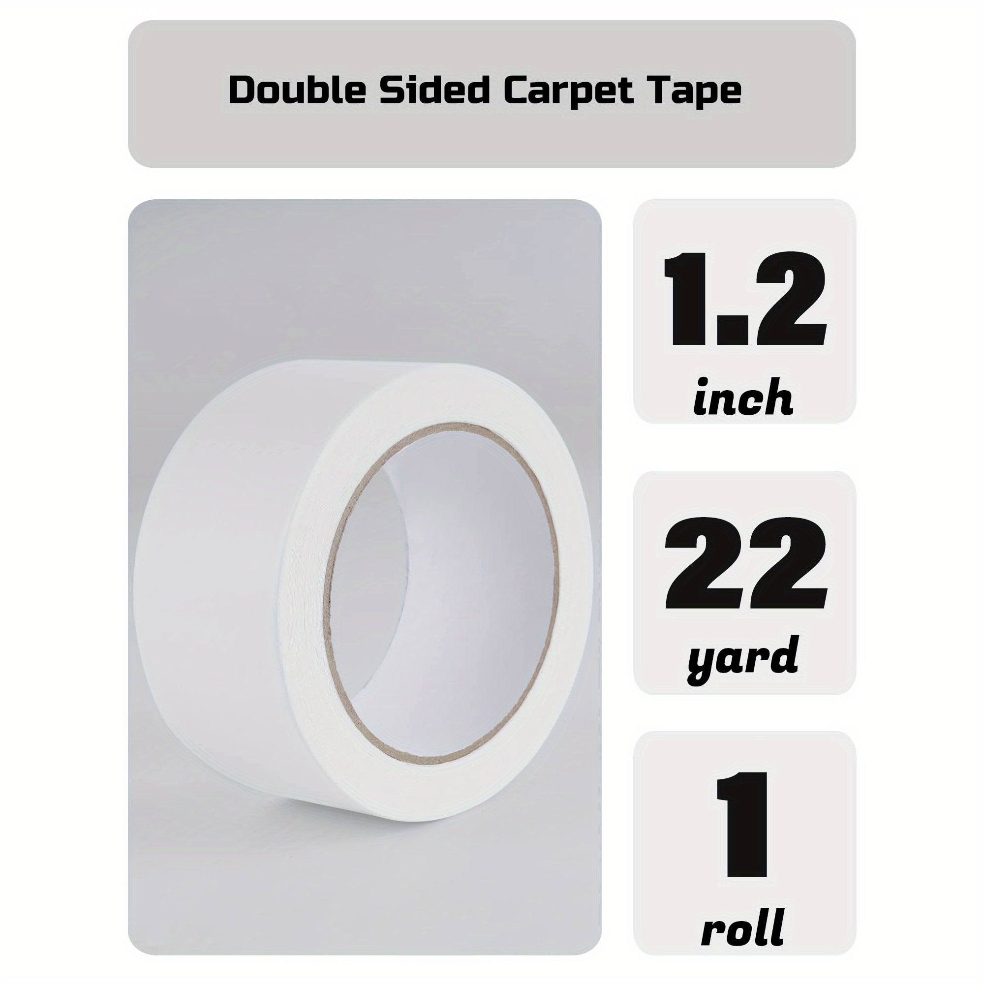 Double Sided Carpet Tape for Area Rugs Hardwood Floors