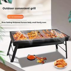 High-Legged Charcoal BBQ Stove with High Grill Rack