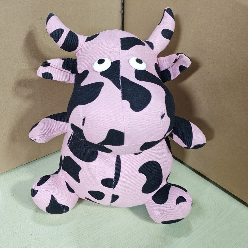 Cartoon Cow Plush Toy - Soft Stuffed Animal