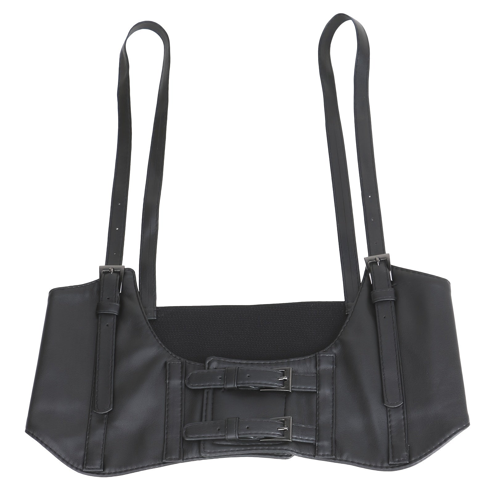 Women Wide Elastic Waist Belt Corset Suspender Harness
