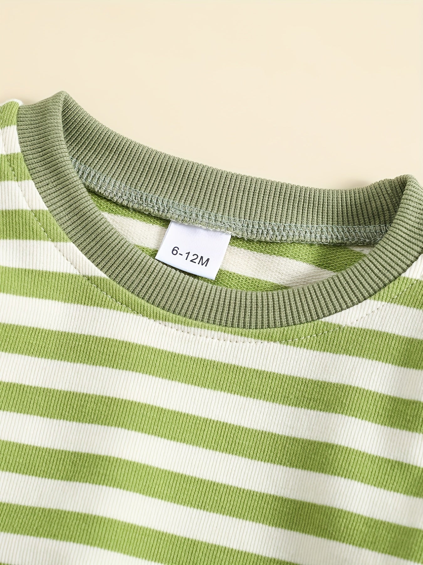 Toddler Girls Striped Sweatshirt & Pants Set for Autumn Winter