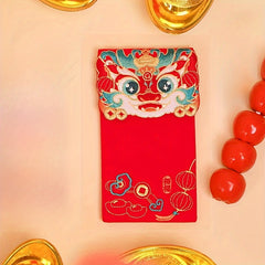 Year Of The Dragon Wedding Cartoon Fabric Red Envelope Gift