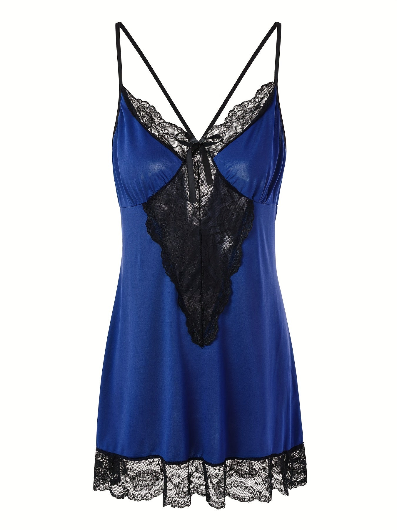 3 Pack Sexy Nightdress Set - Lace Racer Back Cami