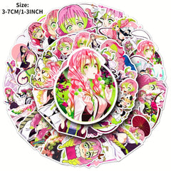 50pcs Cartoon Anime Graffiti Stickers For Laptop Desktop Water Cup Decoration