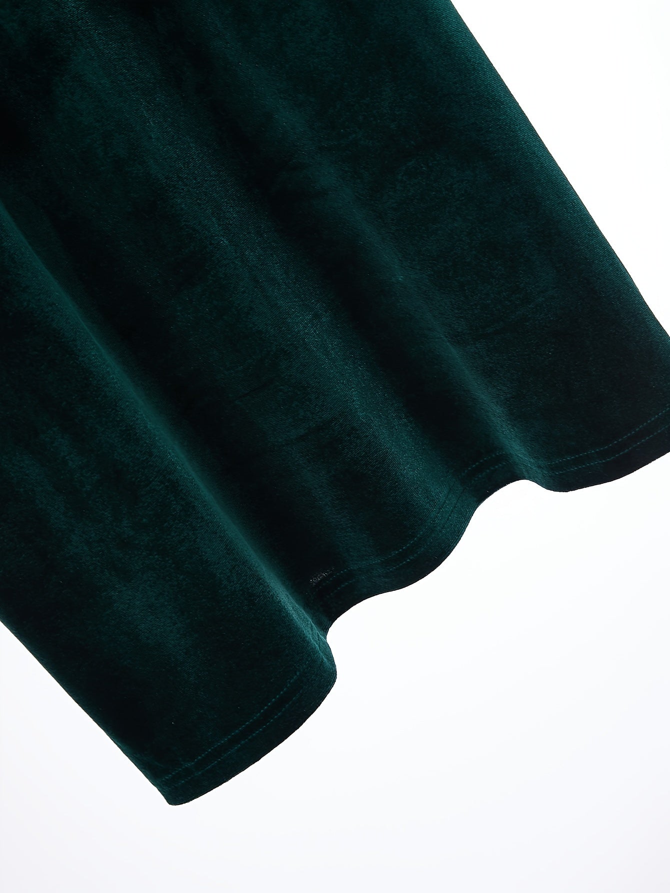  Velvet Long Sleeve V Neck Party Dress