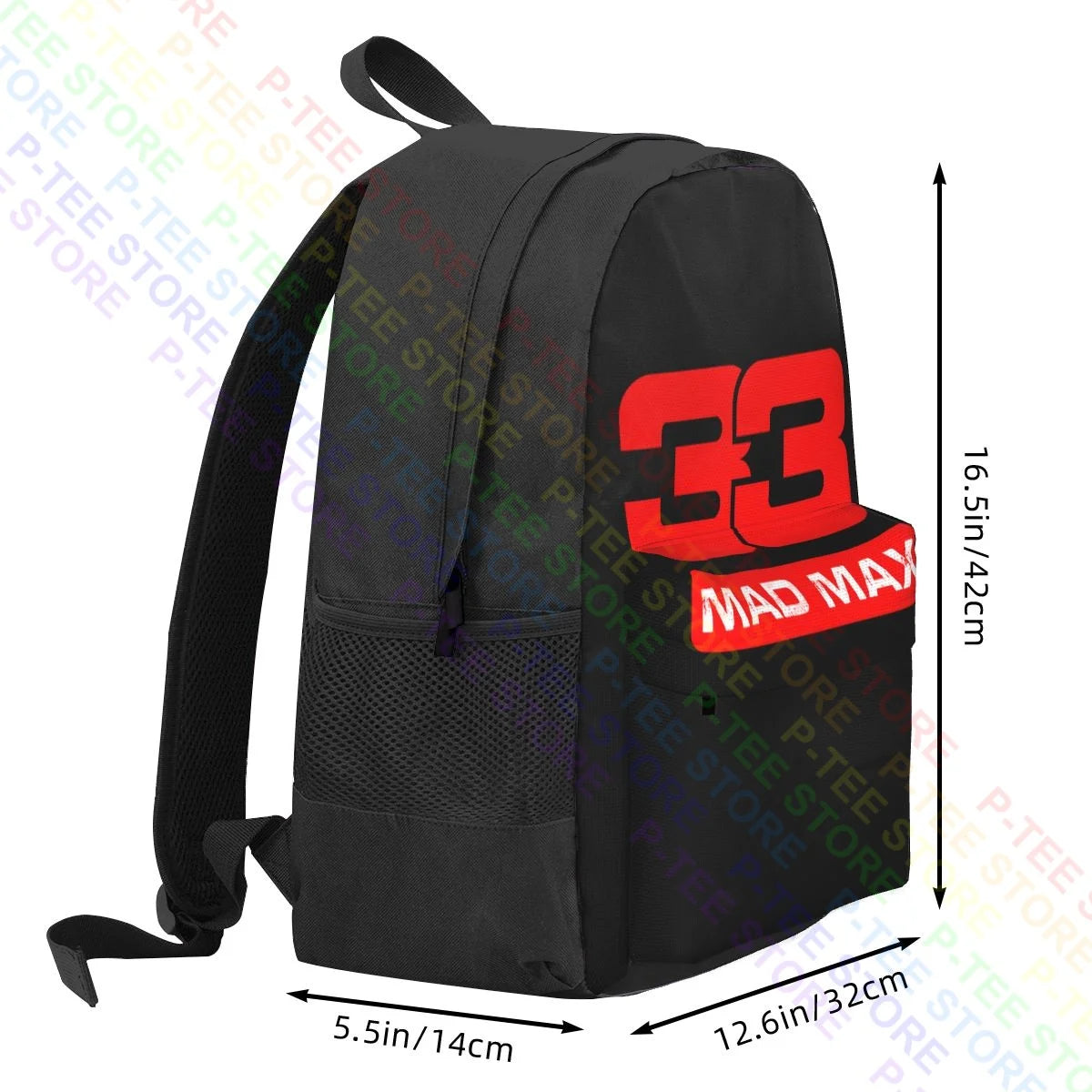 Mad Maxs Verstappen Backpack Gym Tote Bag Large Capacity