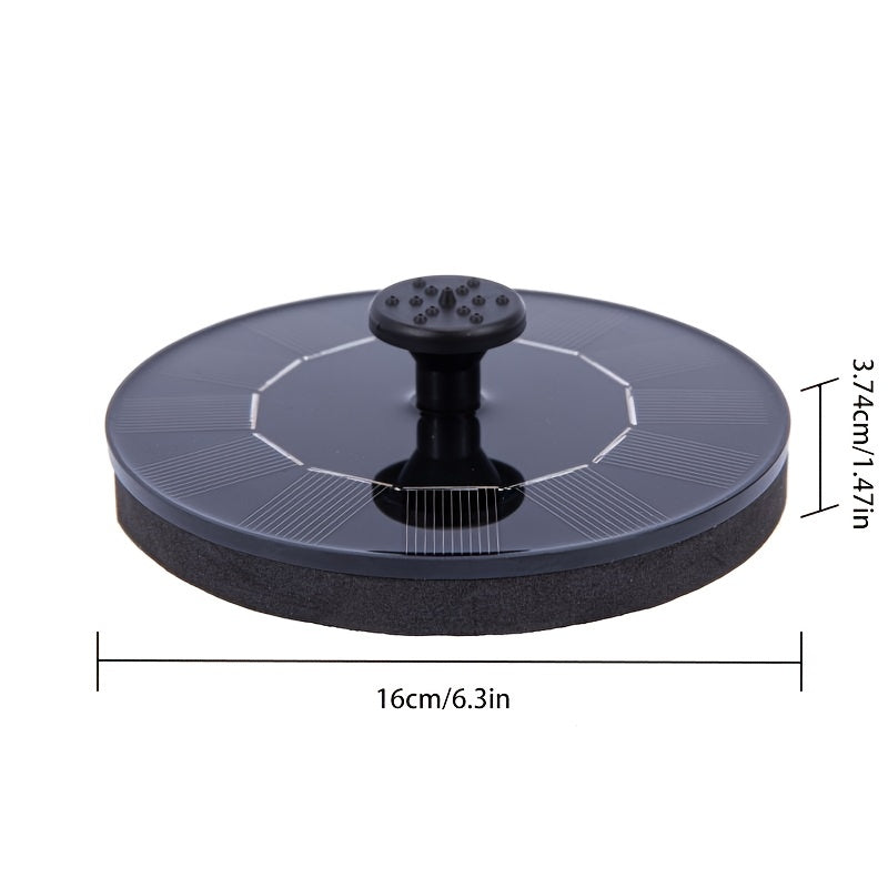 Solar Bird Bath Fountain Pump with 7 Nozzles Stand