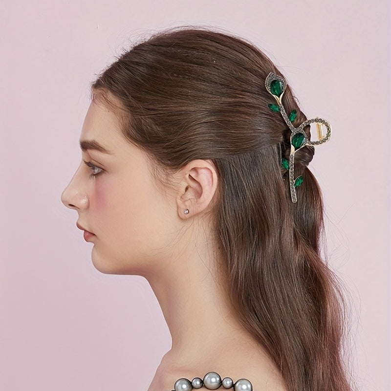Rhinestone Crystal Hair Claw for Women