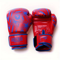 Boxing Gloves PU Leather Training Gloves Muay Thai Sandbag 8-12Oz