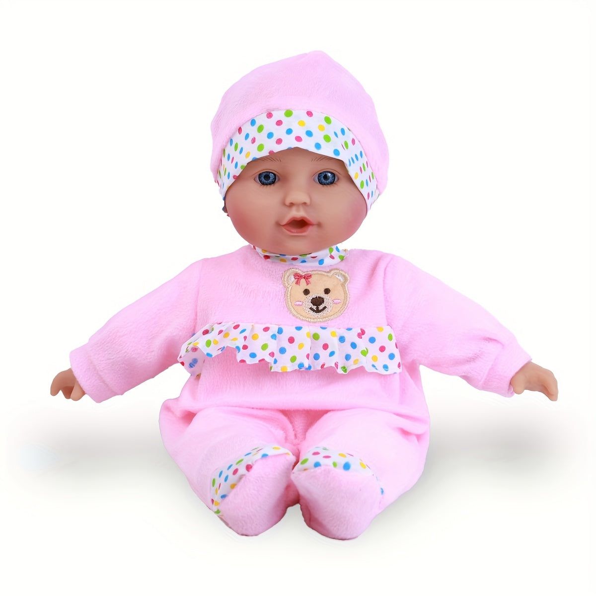 13 Inch Lifelike Reborn Doll with Outfit Sets for Holidays