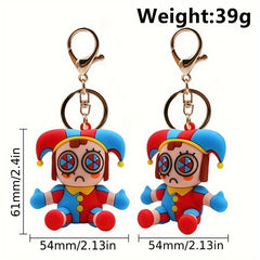 Cartoon Pendant Keychain for Car Keys Backpacks Wallets
