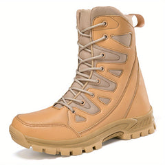 Men's Combat Boots Casual Lace-up Hiking Outdoor Shoes
