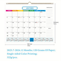 2023 Calendar 20 Sheets Single Sided 120g Writing Paper