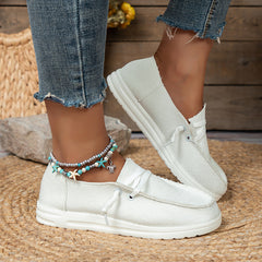 Casual Boat Shoes Lightweight Canvas Sneakers