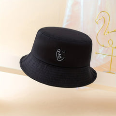 Men's Sunshade Fisherman Hat Printed Face Pattern