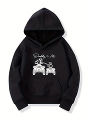 Stylish Daddy Ride Boys Sweatshirt