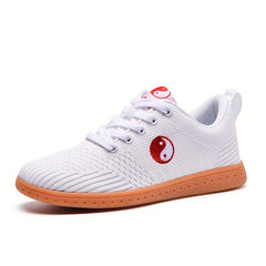 Women's Breathable Mesh Flat Skate Shoes Lightweight Low Top Sport Shoes