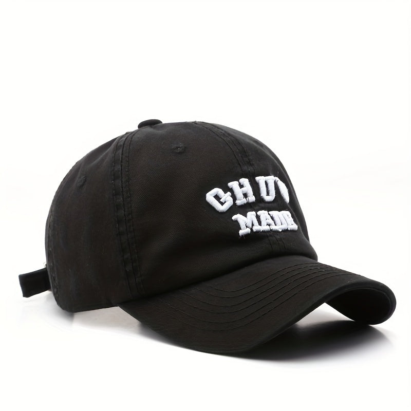 Wide Brim Baseball Cap Soft Peaked Hat Unisex