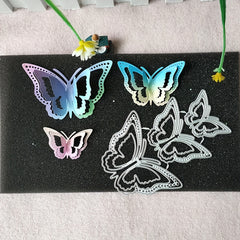 1pc Three Butterflies Metal Cutting Die For Card Making Scrapbook Diy Album Embo