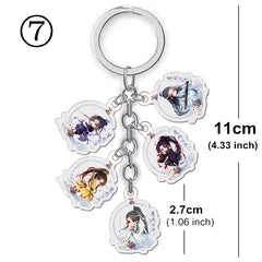96 Inch Chinese Animation Key Chain Figure Toys Anime Figure Manga Toy Keychain