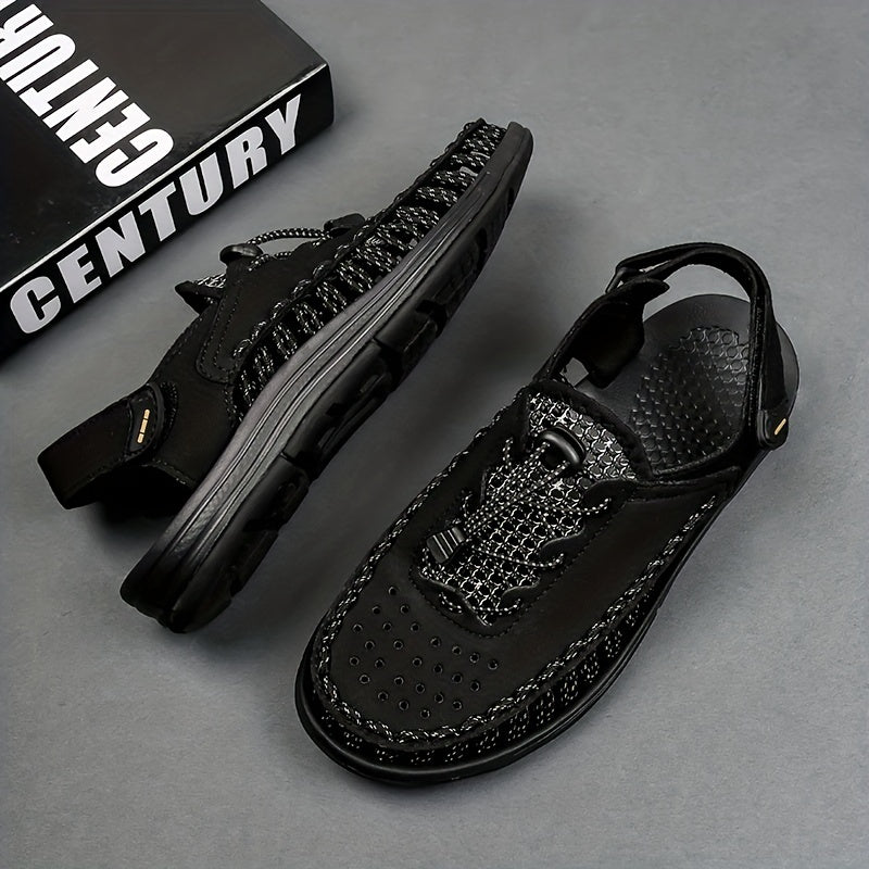Men's Lightweight Closed Toe Sandals with Anti-Skid Sole
