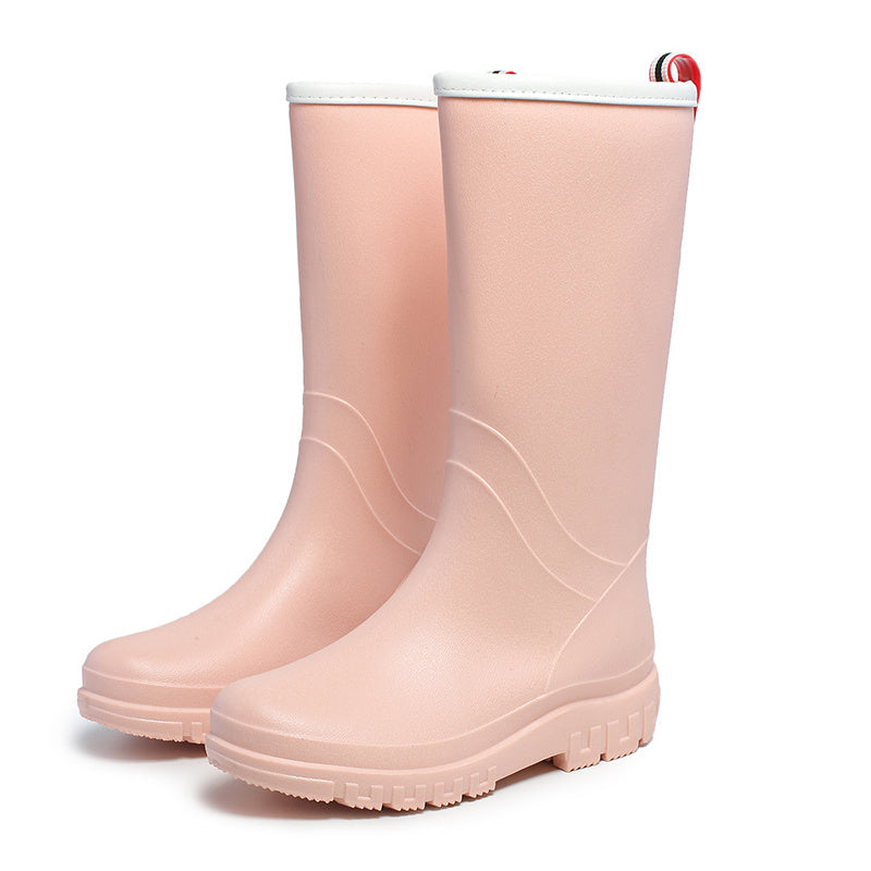Women's Mid Calf Rain Boots Waterproof Outdoor Footwear