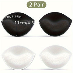 2 Pairs Bra Insert Pads Anti-convex Chest Enhancer Women's Lingerie
