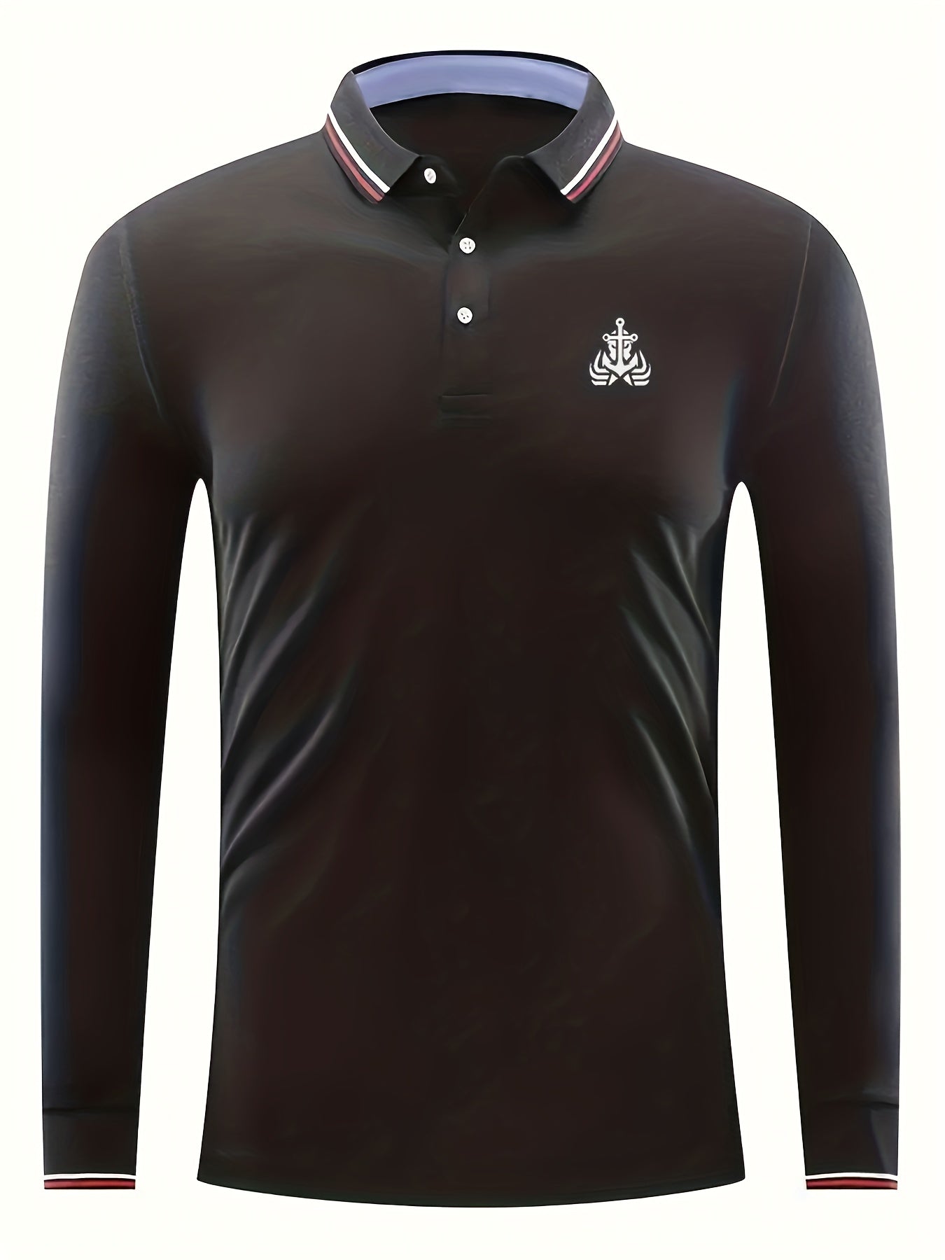 Symbol Print Men's Lightweight Polo Shirt