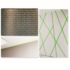 4pcs 1.18in x 59ft Green Paint Washi Tape - Protects Surface, Easy to Remove