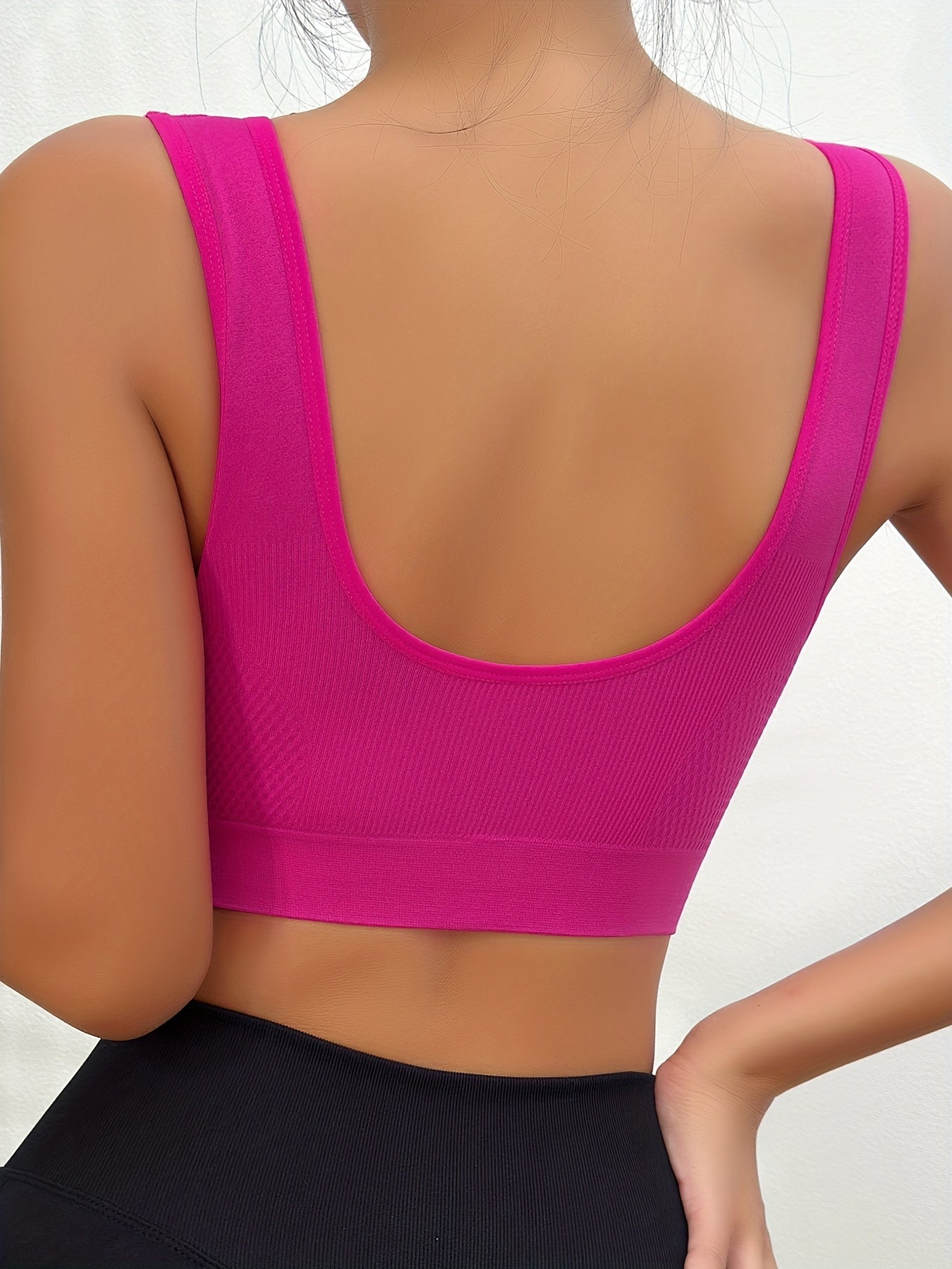 Seamless Wireless Sports Bra Comfy & Breathable Running Tank Bra