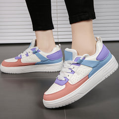 Women's Platform Low Skate Shoes Soft Sole Outdoor Sneakers
