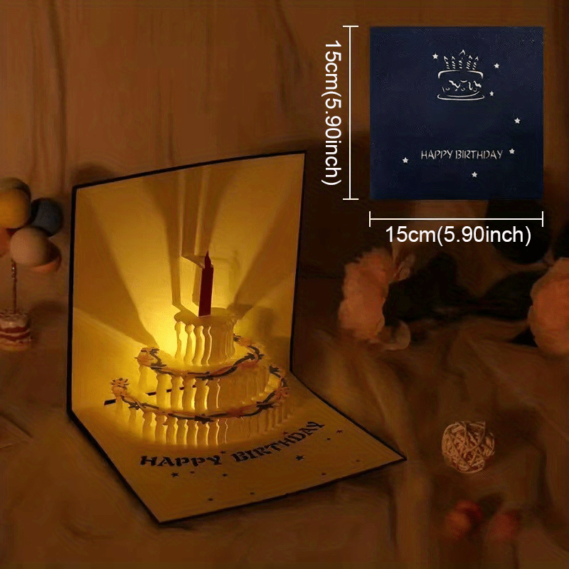 3D Birthday Card Music Greeting Card Graduation Holiday Card