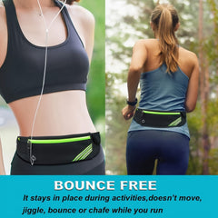 Reflective Running Belt Fanny Pack Waist Pack Bag For Hiking Cycling