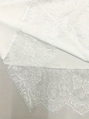 Women's Lace Trim Solid Skirt Sexy Stretch Half Slips Petticoat