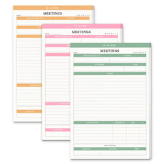 3 Packs Meeting Notes Notepad For Work Meeting Planner Organizer For Office
