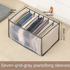 Closet Organizer for Jeans T-shirts Pants Underwear Bra