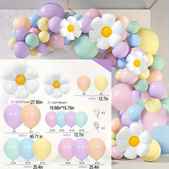 Colorful Balloons 157pcs Rainbow Balloons Garland