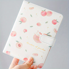Peach A5 Notebook with Magnetic Buckle