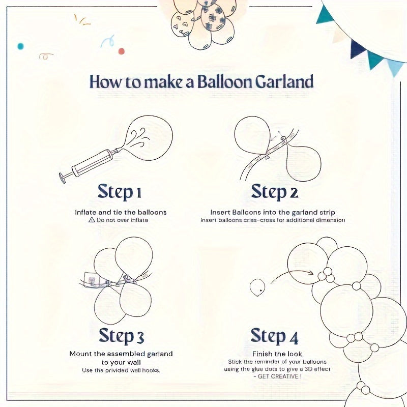 113pcs Little Bee Balloon Chain Set Gender Reveal Birthday Party Decoration