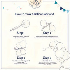 113pcs Little Bee Balloon Chain Set Gender Reveal Birthday Party Decoration