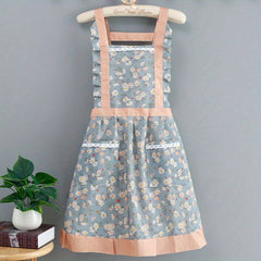 Polyester Aprons Cooking Kitchen Apron With Pockets Men Women