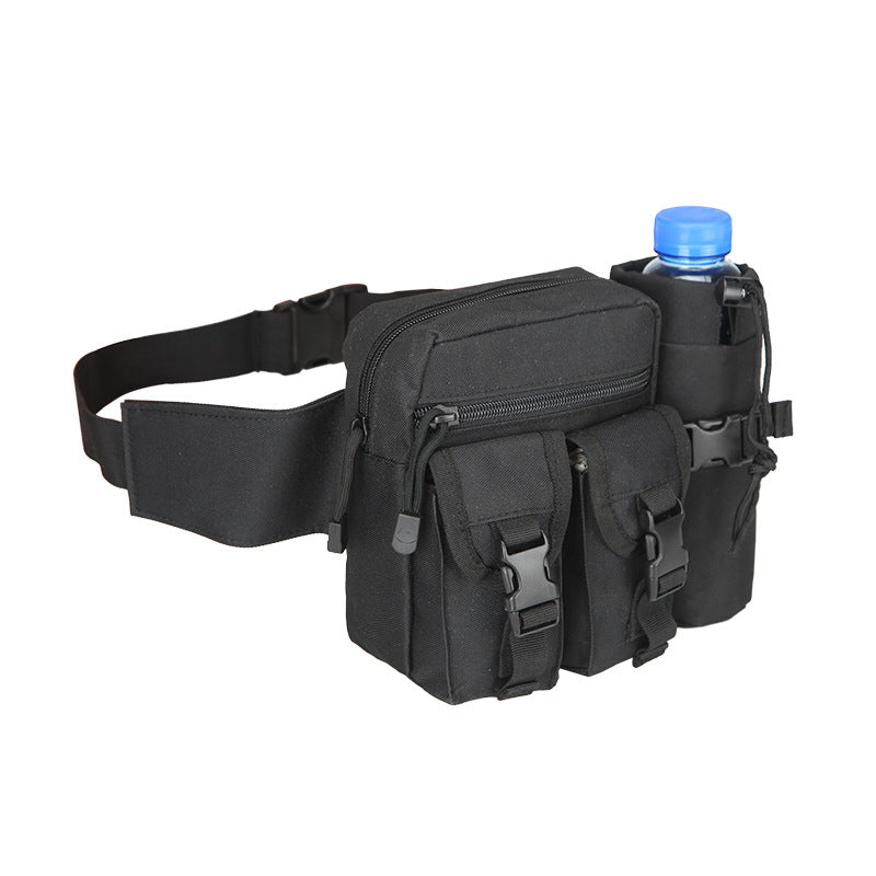 Tactical Waist Pack with Water Bottle Holder for Outdoor Activities