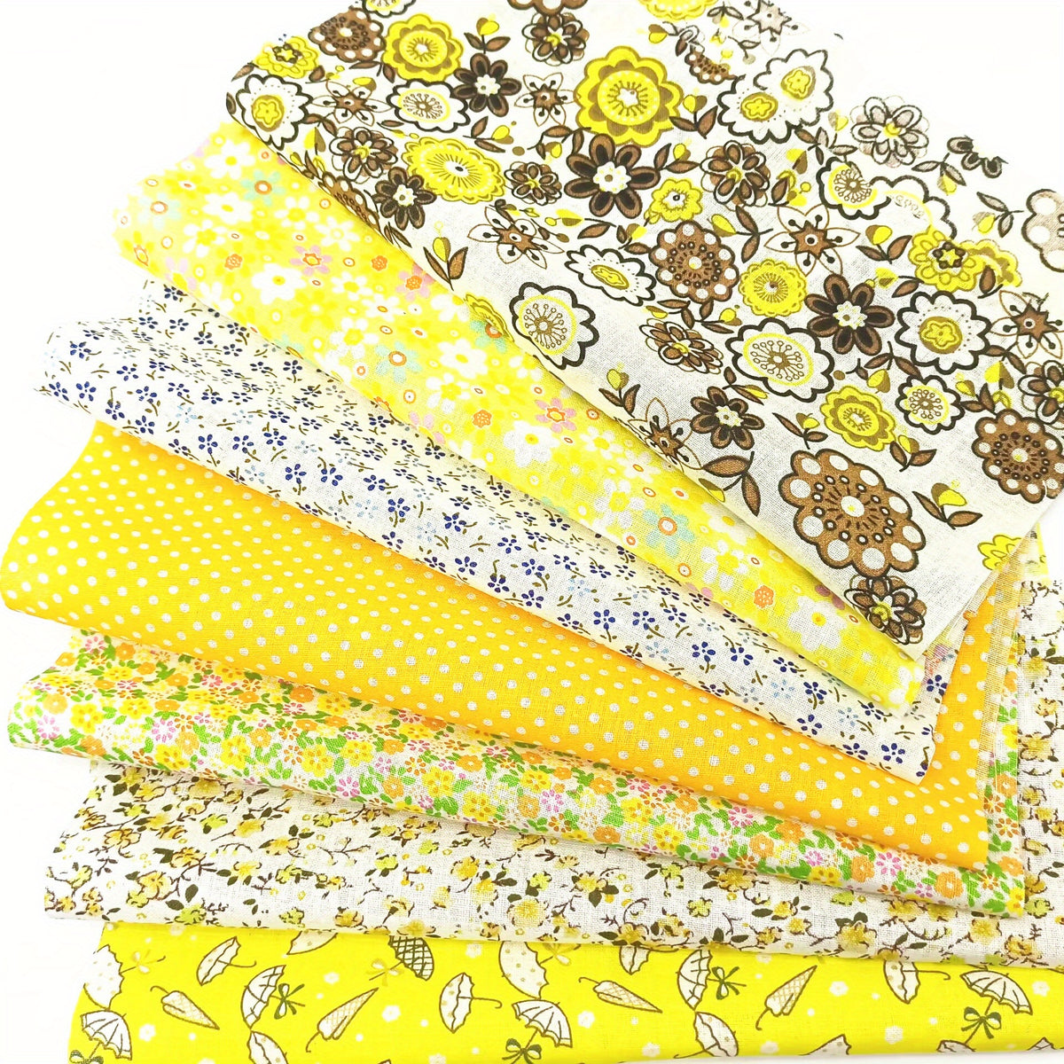 7pcs 24 89 Cm Floral Printed Quilting Fabric Cotton Craft DIY Doll Clothes Fabri