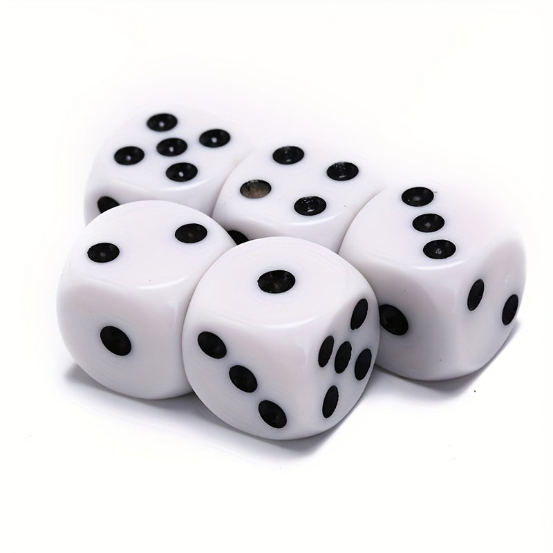 5pcs 16mm Drinking Dice Acrylic Round Corner for Party