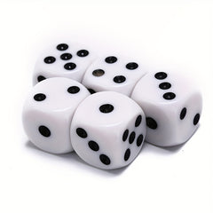 5pcs 16mm Drinking Dice Acrylic Round Corner for Party